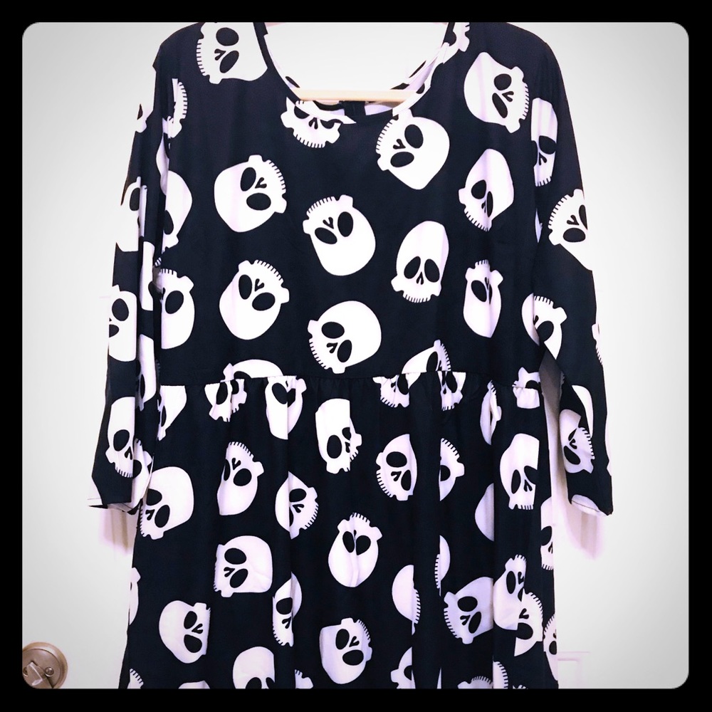 3x skull dress